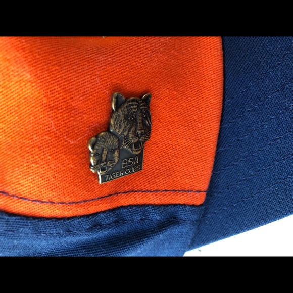 Boy Scouts Tiger Cub Hat and Pin - Picture 3 of 8